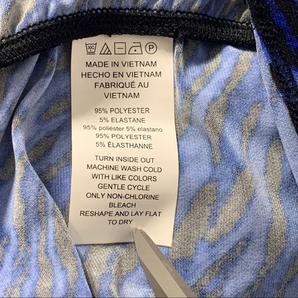 Michael Kors Bodycon Zebra Print Midi Dress - Picture 9 of 11